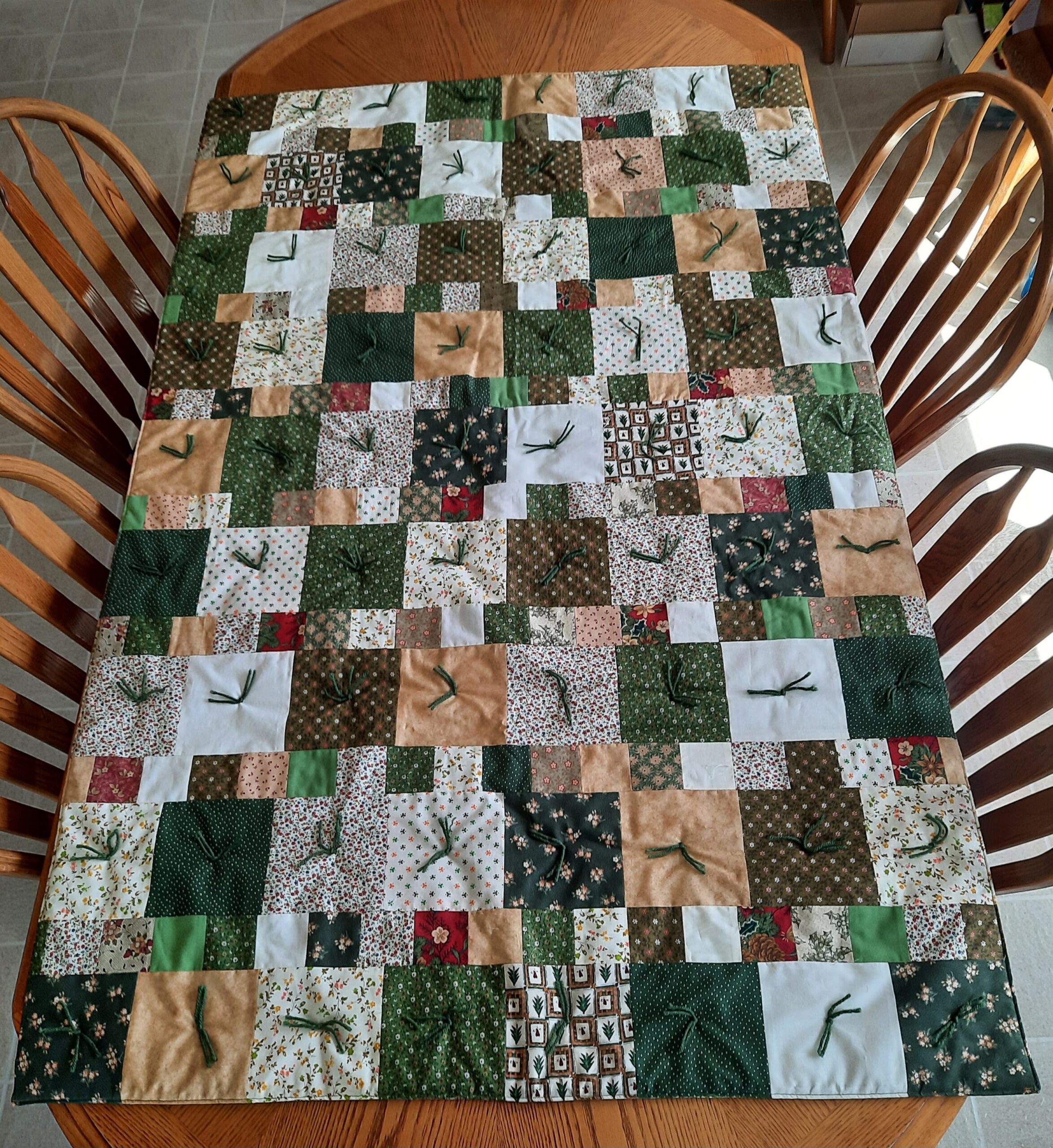 Brown & Green Mixture